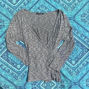 NWOT v-cut fitted shirt